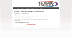 Desktop Screenshot of cgdelzell.com